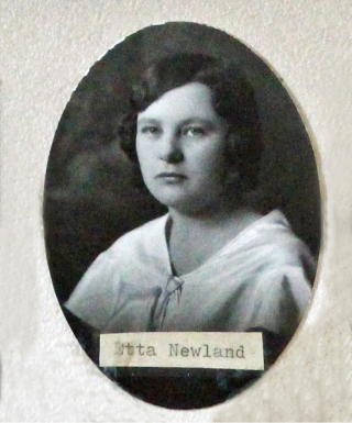 Etta M. Newland Springview High School graduation photo, 1931